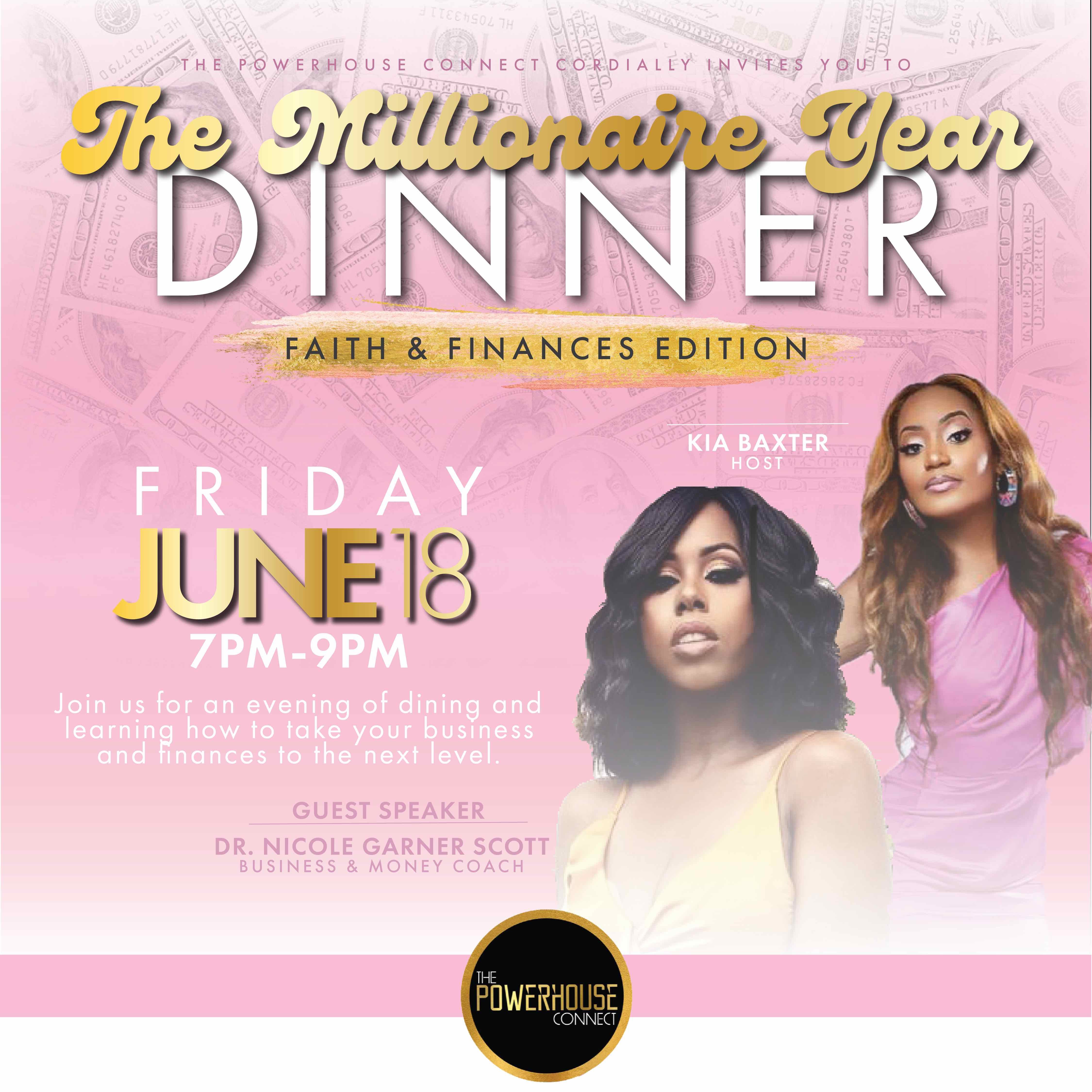 The Millionaire Year Dinner hosted by The PowerHouse Connect